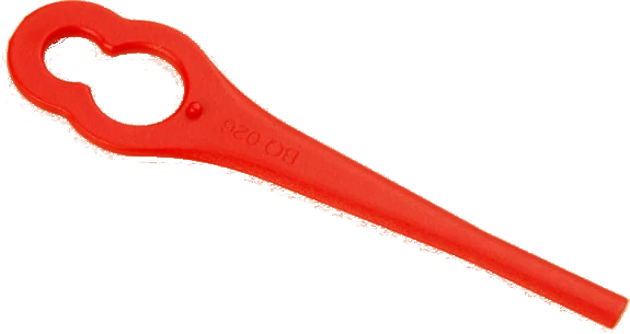 (image for) Plastic Blades (Red) for Bosch & other trimmers - 20 Pack