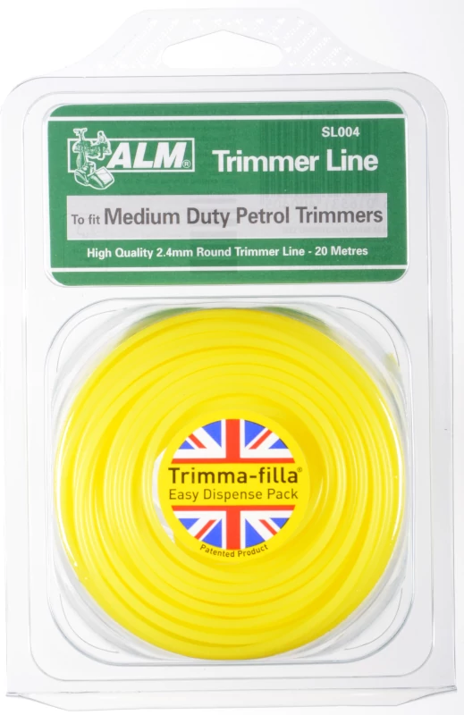 (image for) 2.4mm x 20m - Yellow Round Trimmer Line