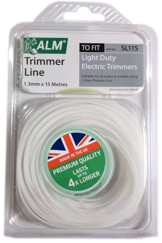 (image for) 1.3mm x 15m round trimmer line (White)