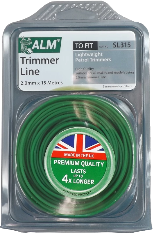 (image for) 2mm x 15m Round trimmer line (Green)