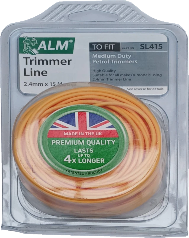(image for) 2.4mm x 15m - Yellow Round Trimmer Line