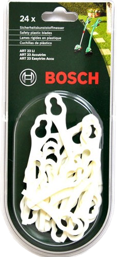 Plastic blades for Bosch Mowers (24 Pack) - Click Image to Close