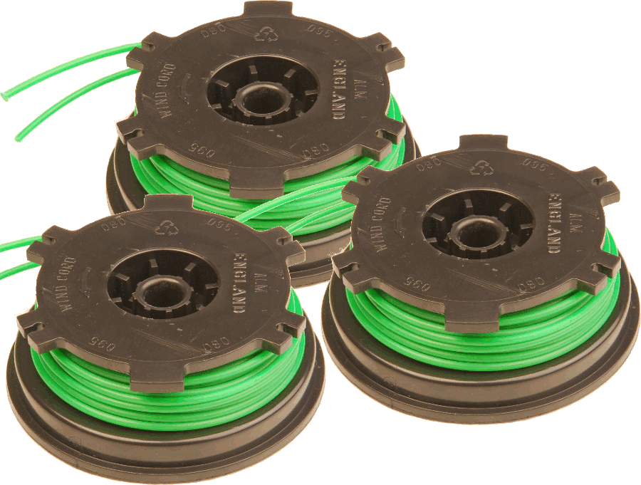 3 x Spool & Line for various trimmers