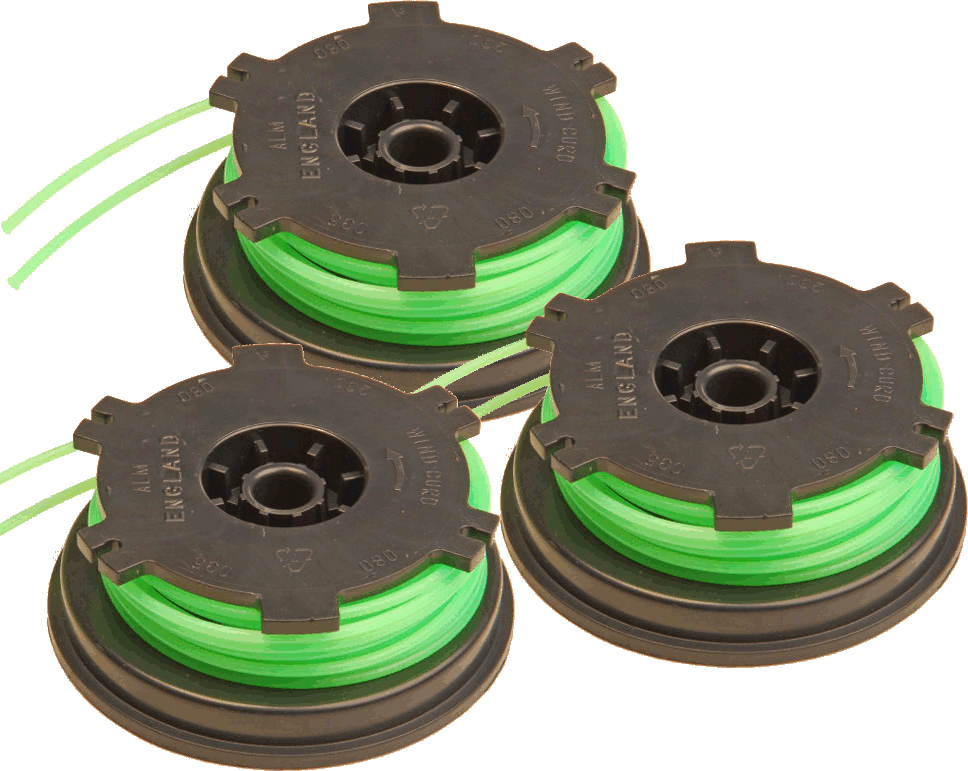 3 x Spool & Line for various trimmers