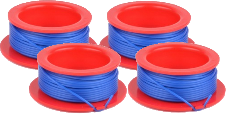 4 x Spool & Line for various trimmers