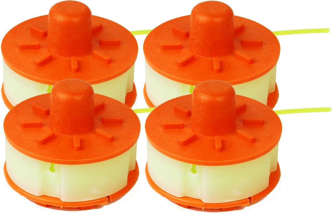 4 x Spool & Line for Gardena Turbo Trimmer - Click Image to Close