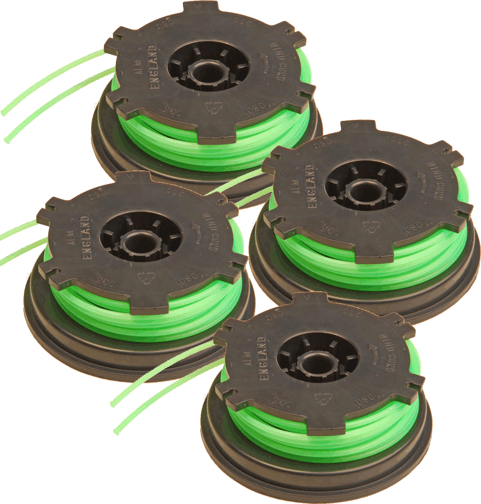 4 x Spool & Line for various trimmers - Click Image to Close