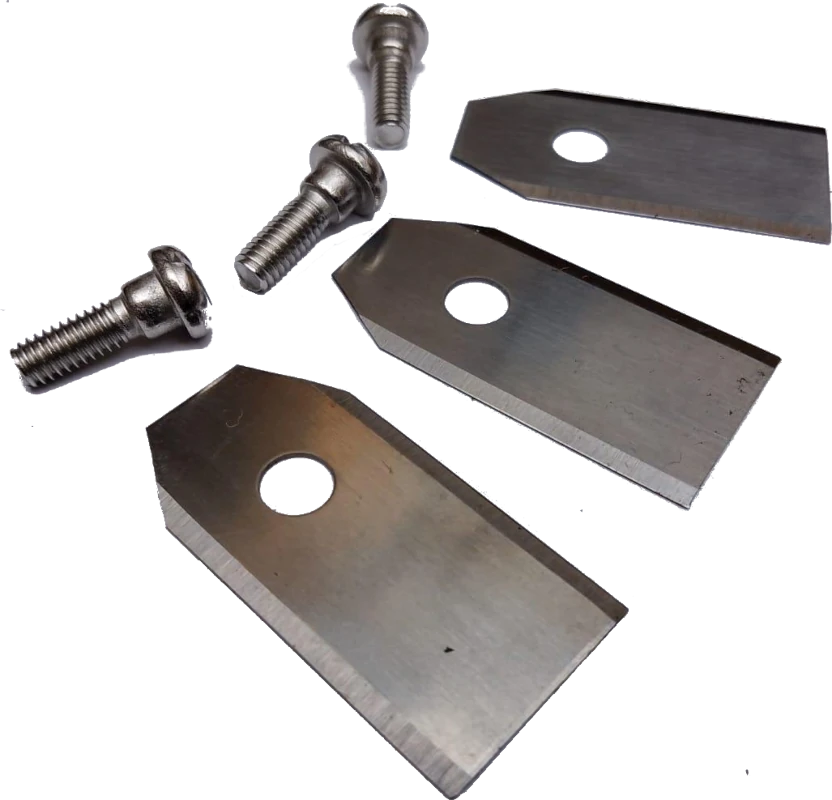 (image for) 3 Robot mower blades with screws (Yard Force)
