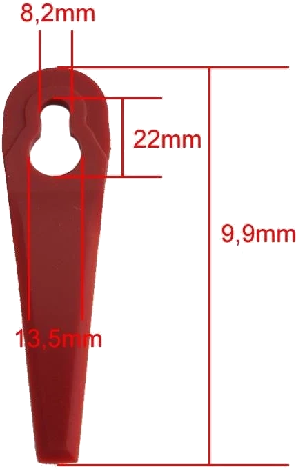 (image for) Plastic blades (Pack of 50)