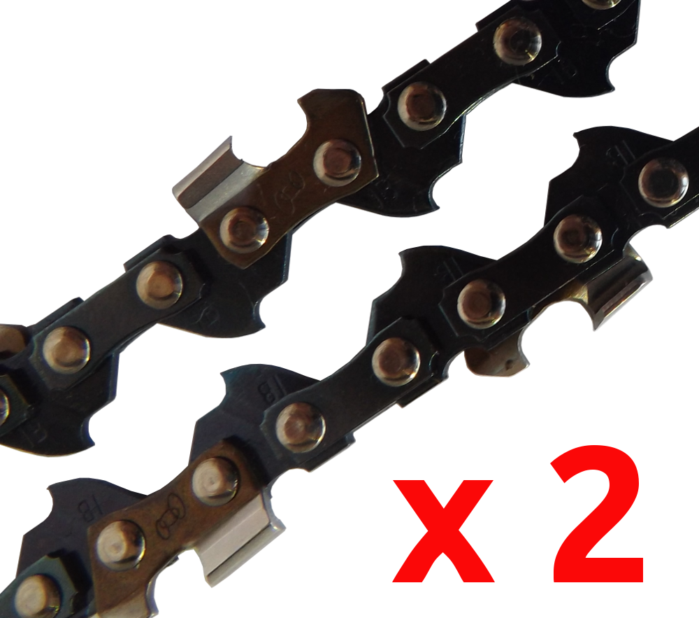 2 x 62 Drive Links Chainsaw Chain for 46cm (18") bar