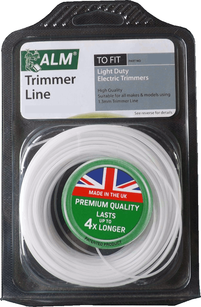 1.3mm x 15m - White Trimmer Line - Click Image to Close